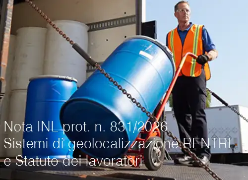 Nota INL prot. n. 831 del 28 gennaio 2026 / Sistemi di geolocalizzazione sui veicoli (RENTRI) e Statuto dei lavoratori